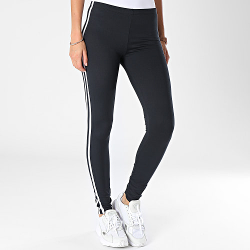 Legging Femme A Bandes 589 North Noir