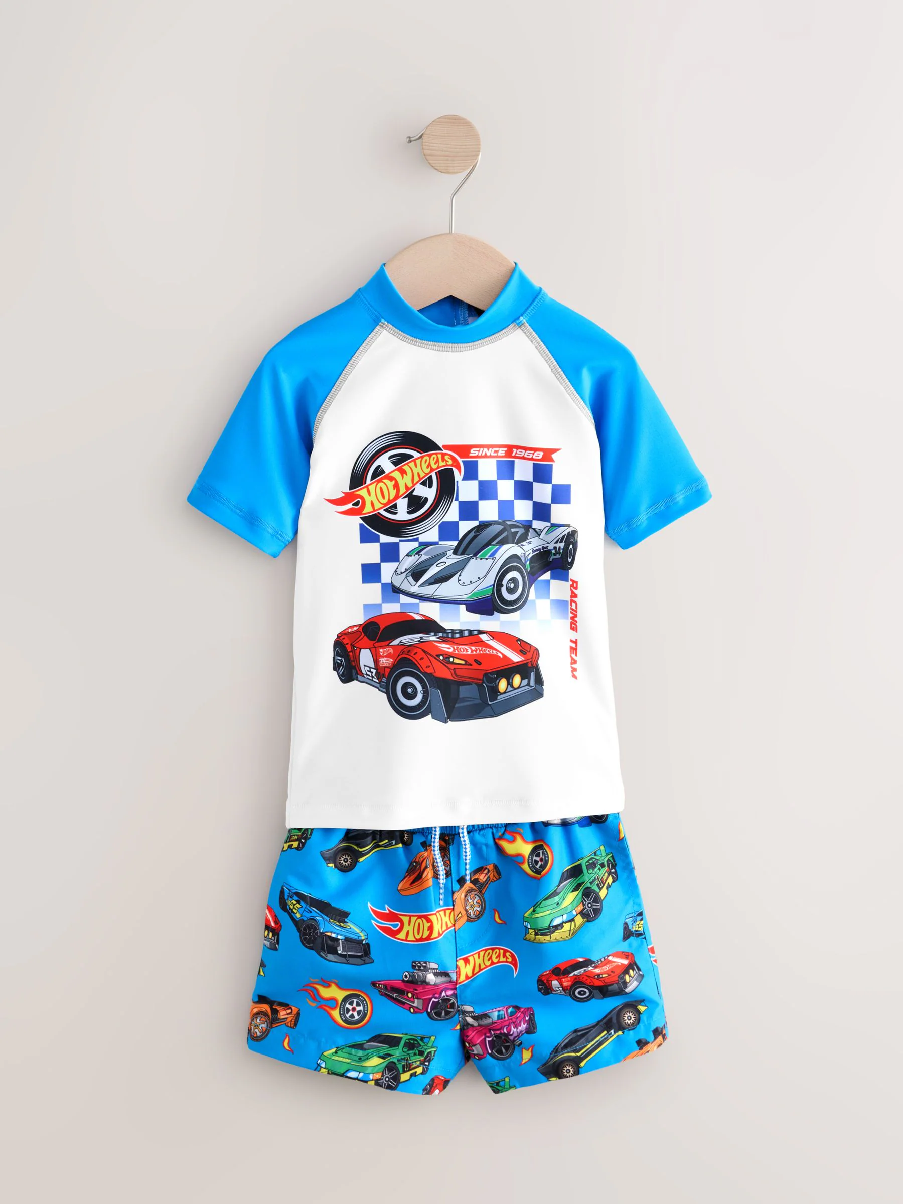 Hot Wheels - Set van surfhemdje en zwembroek (3mnd -7jr)