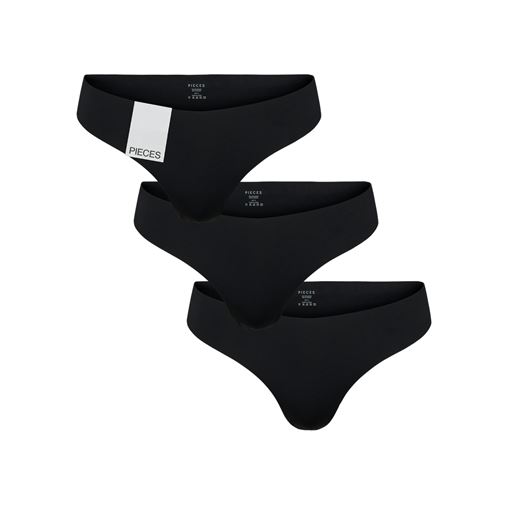 Pieces Namee 3-pak G-string, Black, M