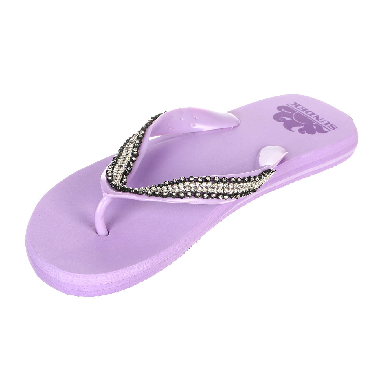 Sundek Sandales strassées lilas