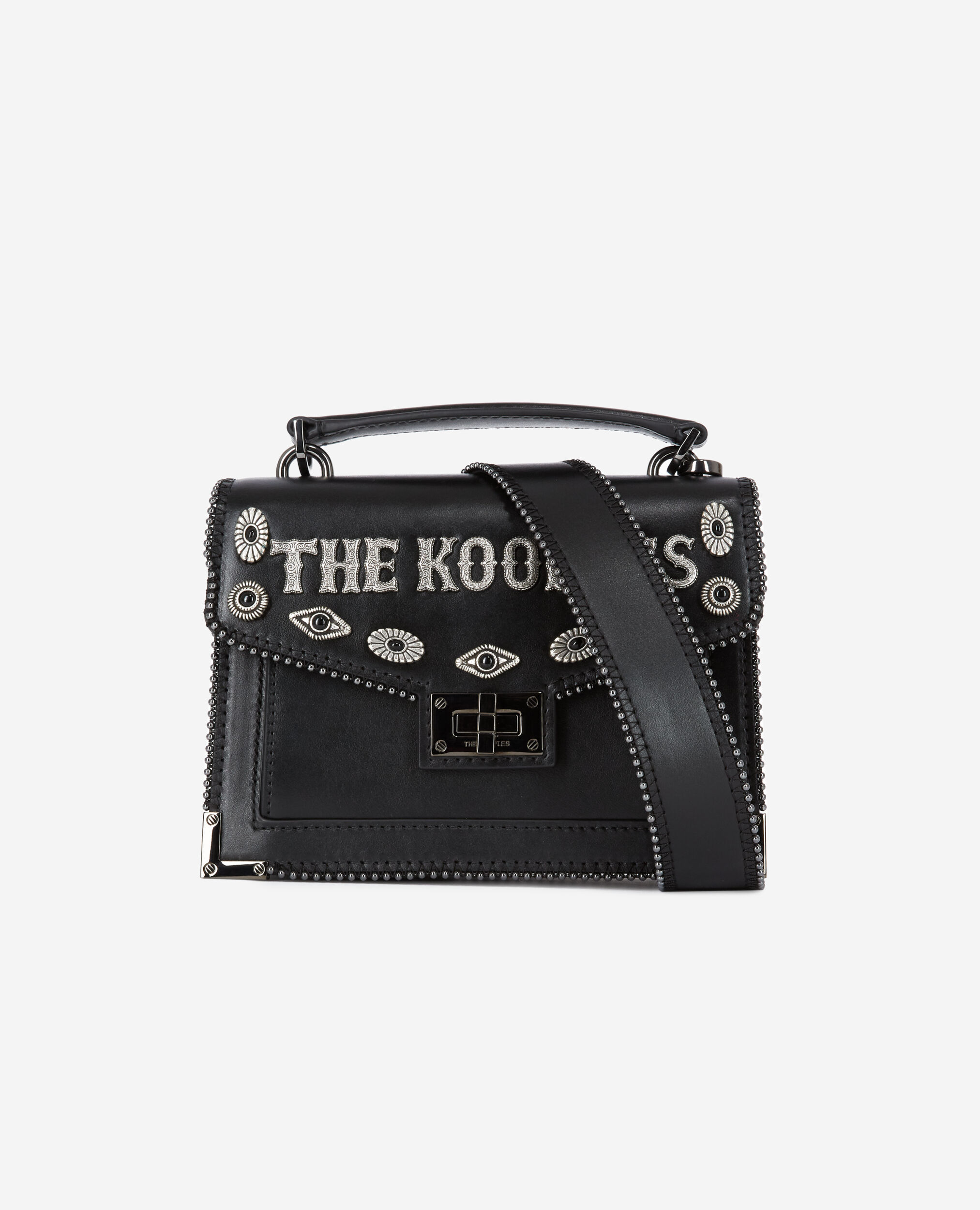 Sac Emily small en cuir noir