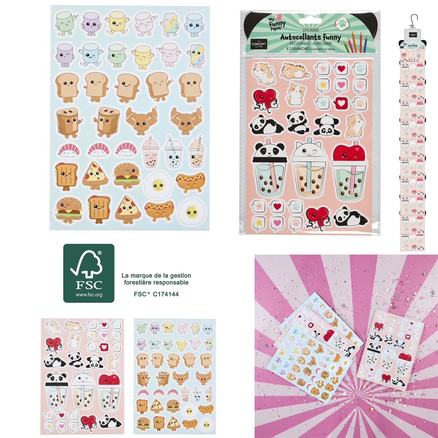 STICKERS FUNNY KAWAII