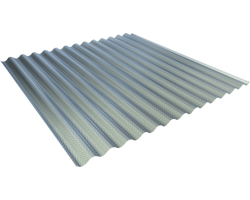 PVC golfplaat Sinus 76/18 PRISMA honingraatstructuur antraciet 2500 mm x 900 mm x 2,5 mm