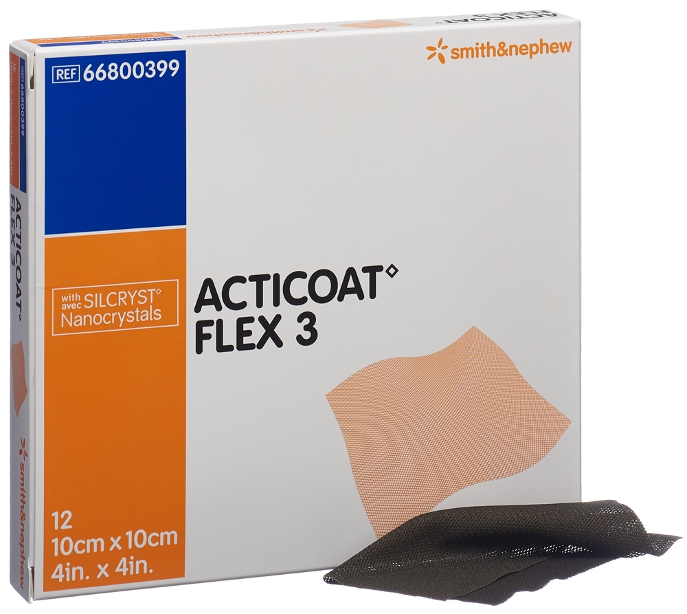 ACTICOAT FLEX 3 Wundverband<br>12 Stück, 10x10cm
