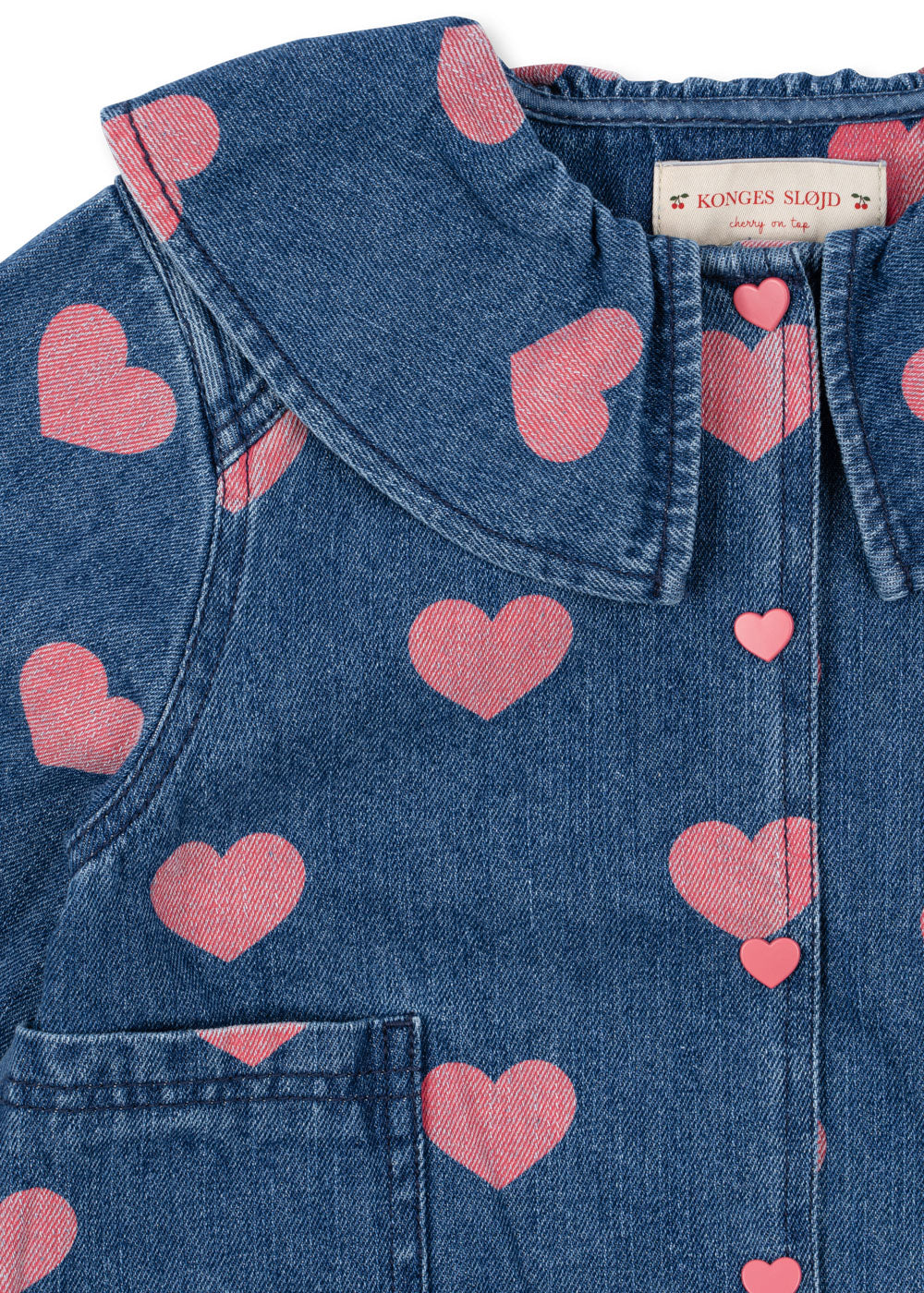 magot skjorte - bon coeur pink - 12M