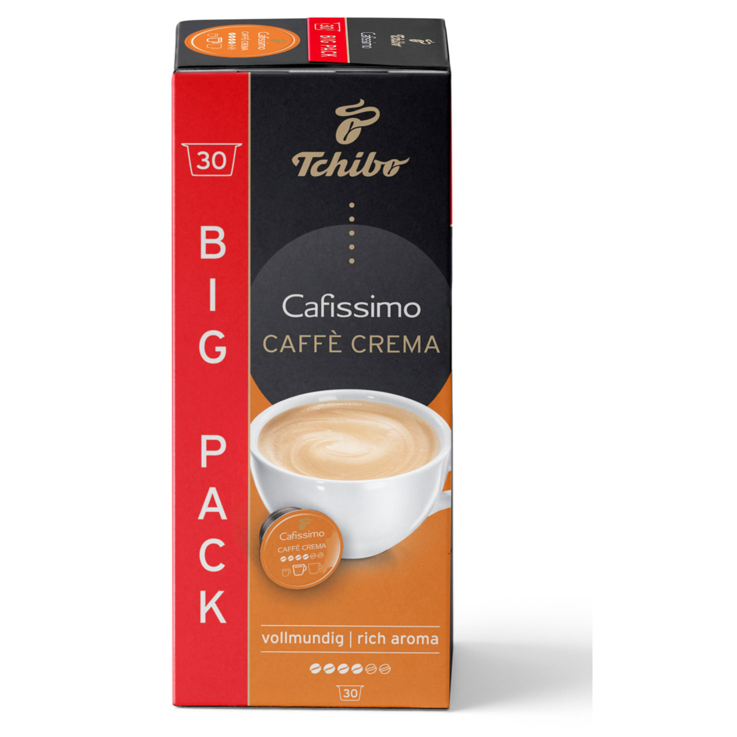 Tchibo Cafissimo Caffè Crema vollmundig 30 Kapseln