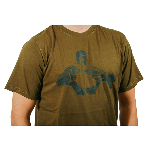 T-shirt Tactic Carp T-shirt 'Keep on Catching' Green