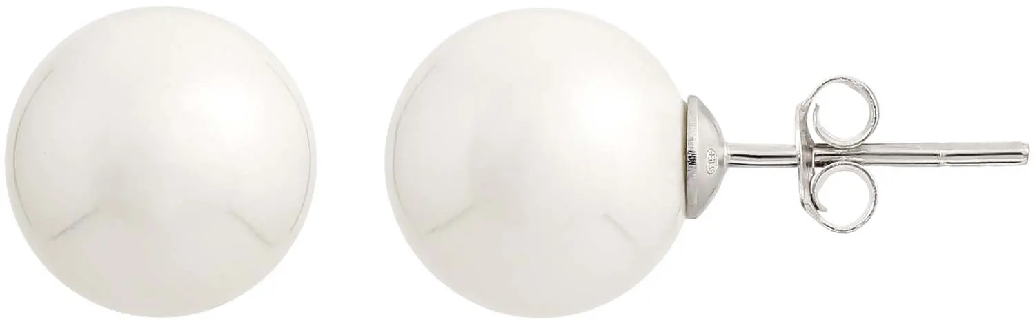 Ohrstecker - White Nacre