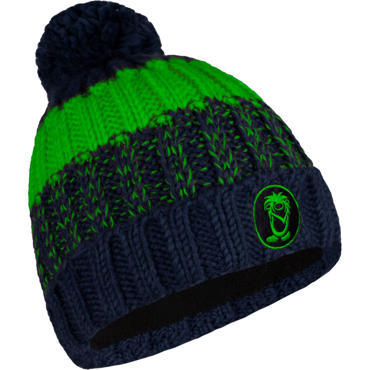 Trollkids Troll Bobble Mütze Kinder navy