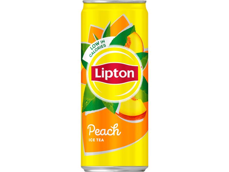 Lipton Ice Tea Eistee Peach 8 x 0.33 l Erfrischendes Teegetränk mit Pfirsicharoma