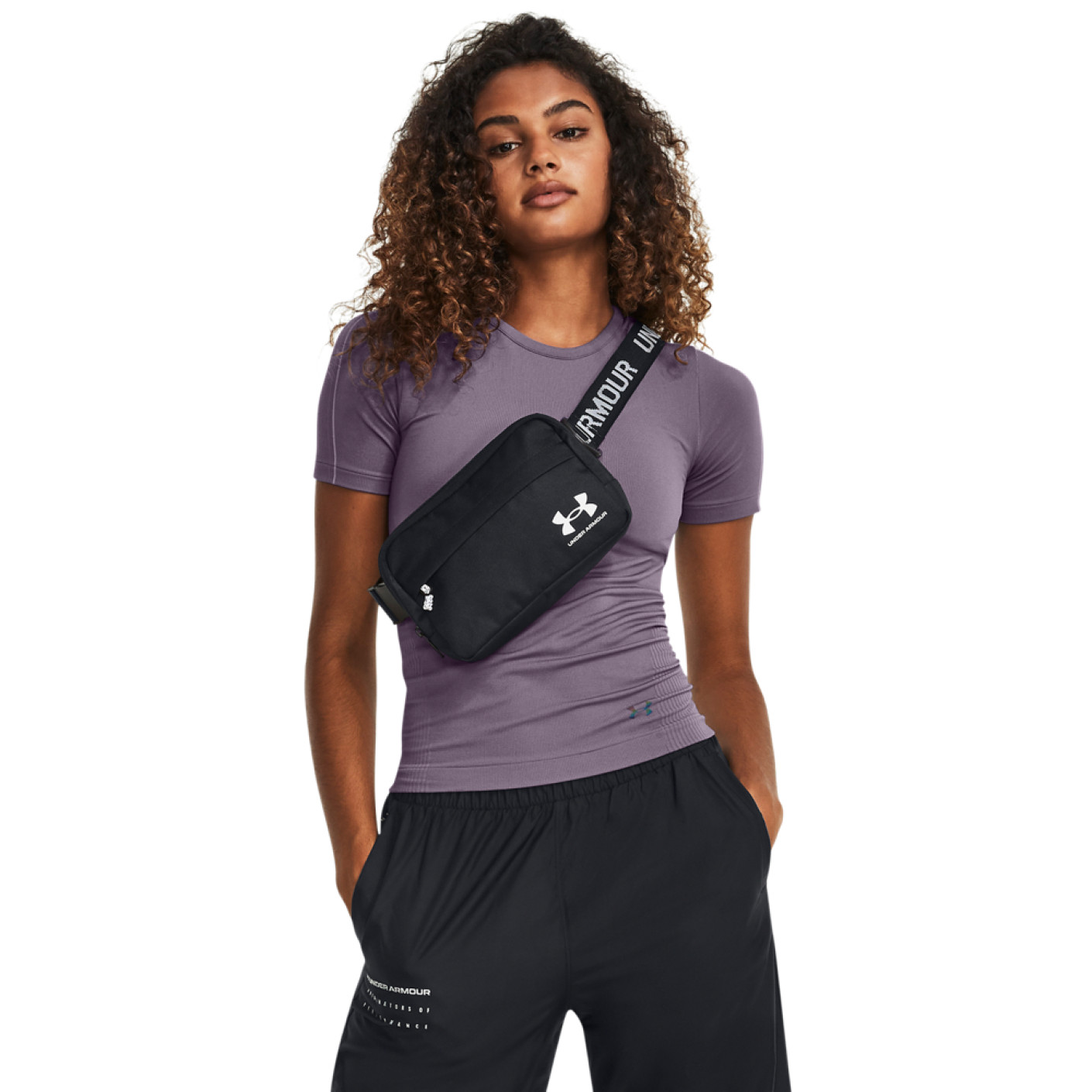 Under Armour Essential Xbody Tas Zwart Wit