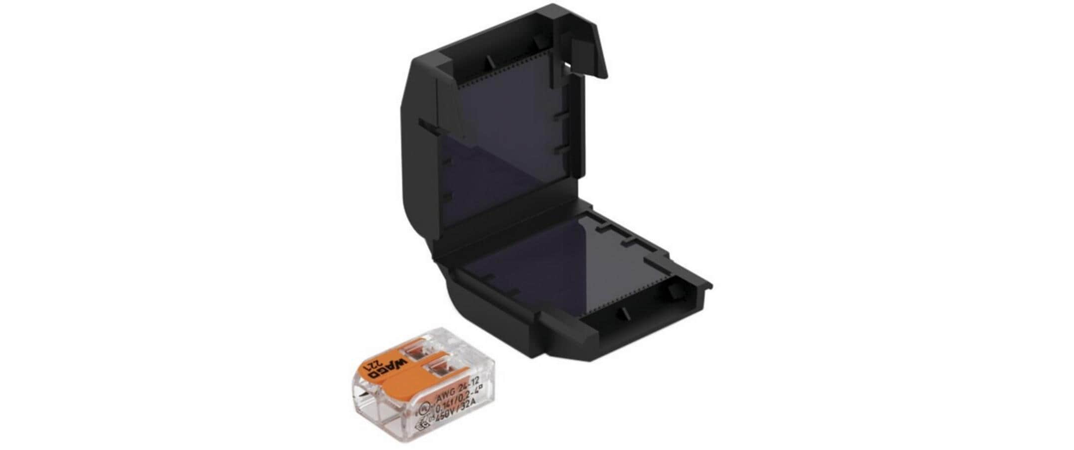Gel Box 112, IPx8, mit Wago Compact KlemmeGelbox zum Feuchtigkeitsschutz von Wago Compact Verbindungsklemmen