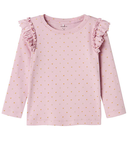 Name It Bluse - NmfSophie - Corsage m. Herzen