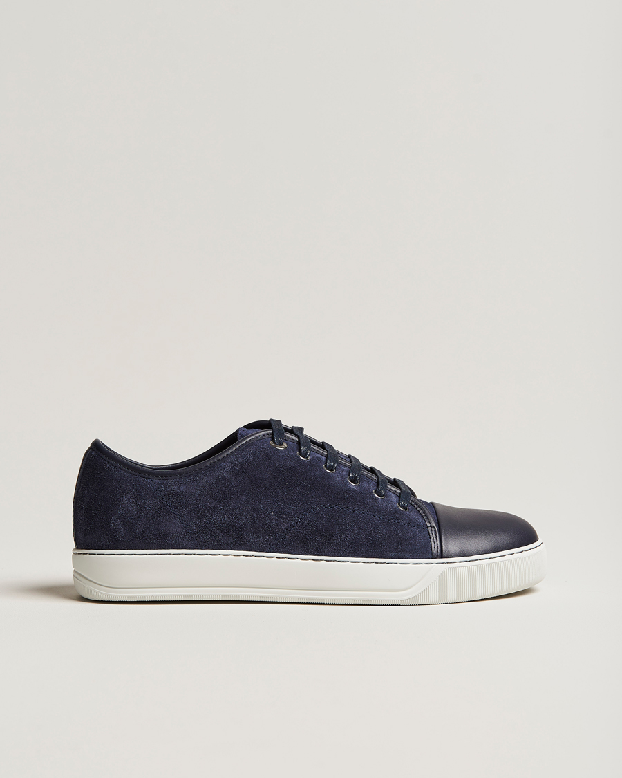 Lanvin DBB1 Nappa Cap Toe Sneaker Navy