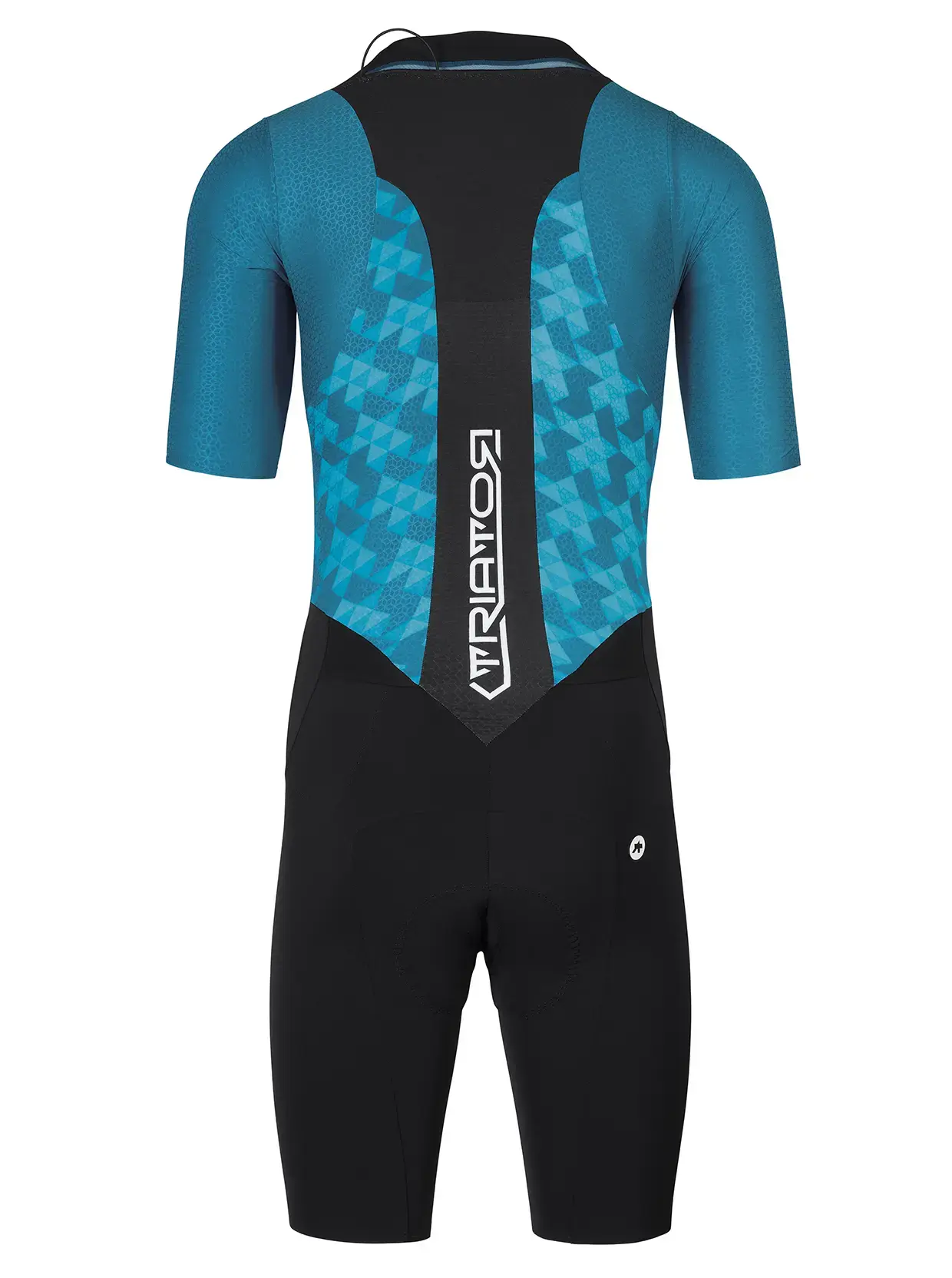 Assos Triator SS Triathlon Speedsuit Blauw/Zwart Heren