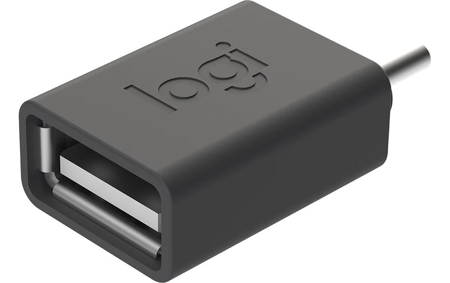 USB-Adapter USB-C Stecker - USB-A BuchseAdapter USB-C auf USB-A für kabellose Logitech Produkte