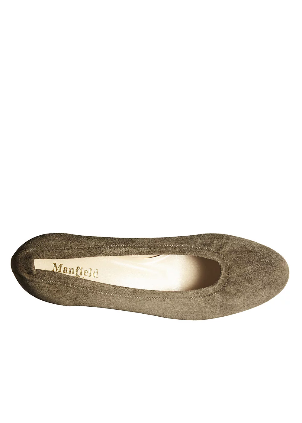 BALLERINE VARSOVIE VELOURS KAKI