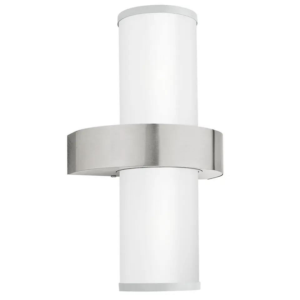 EGLO Beverly Wandlamp - E27 - 35 cm - Zilver/Wit
