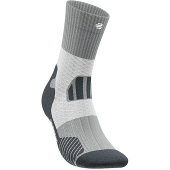 Bauerfeind Trail Run Mid Cut Socken Graphite Damen