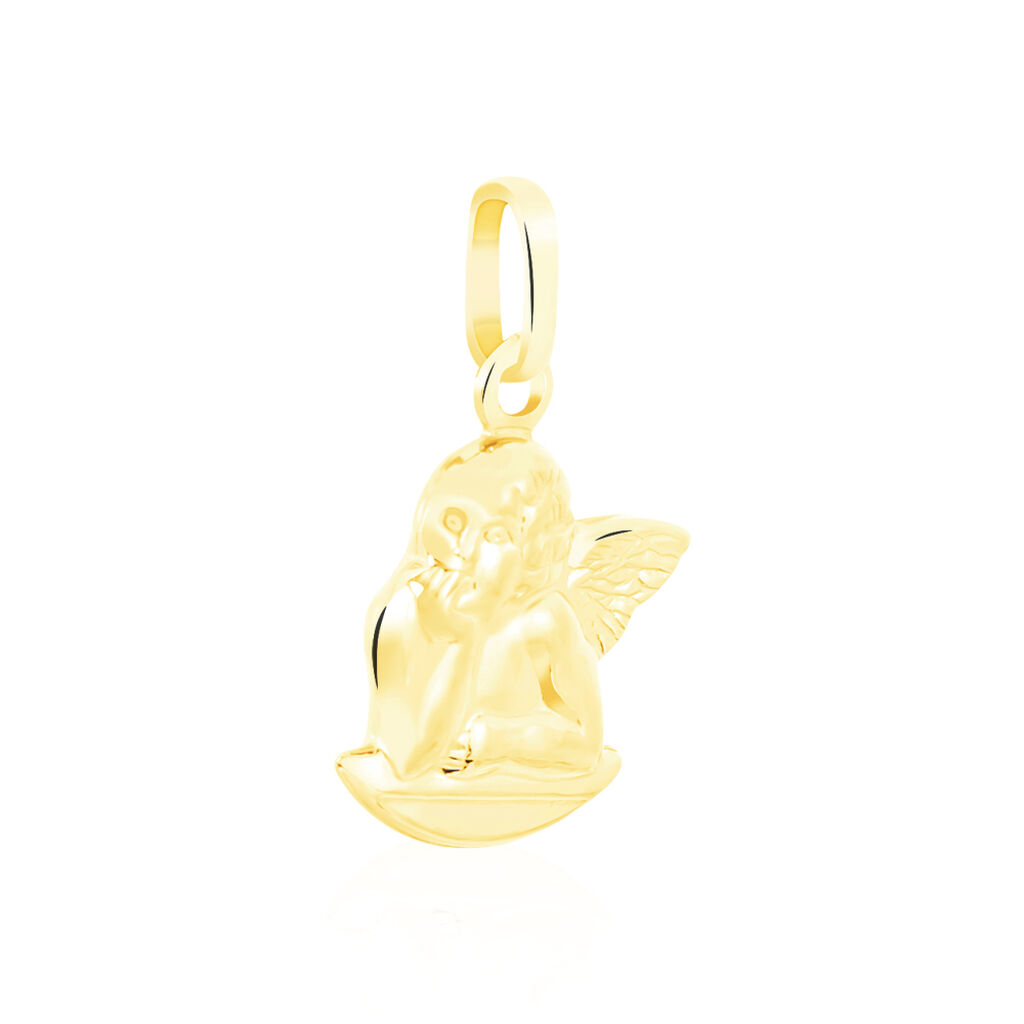 Pendentif Ange Endormi Or Jaune