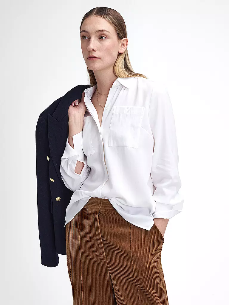 BARBOUR Bluse DEANNA weiss