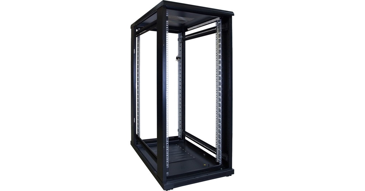 DSI27U serverkast met geperforeerde deur - DS6027PP server rack  (Zwart, 600 x 1000 x 1400mm)