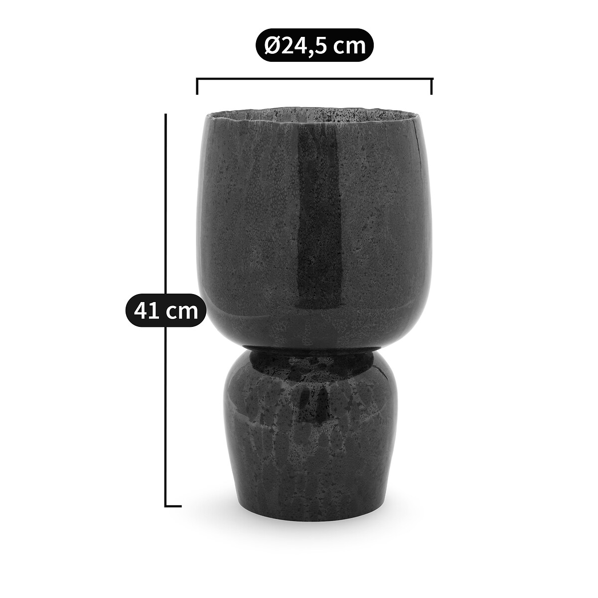 AM.PM<br>Vaso de vidro com efeito reativo, Remus