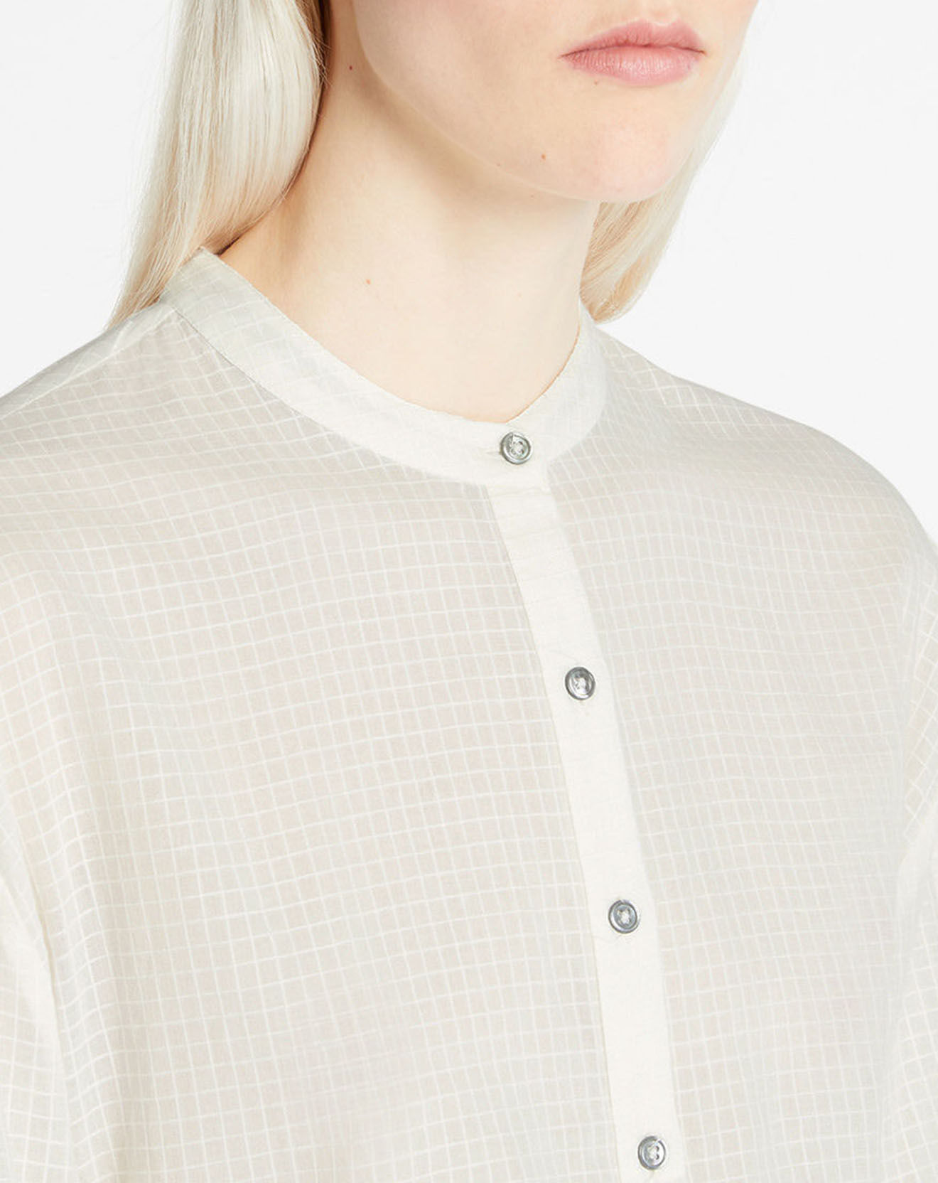 Galeries Lafayette Chemise en Coton biologique Laurie ample écrue