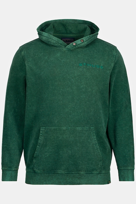 STHUGE Hoodie, Vintage Look, Kapuze, Rückenprint, bis 8 XL