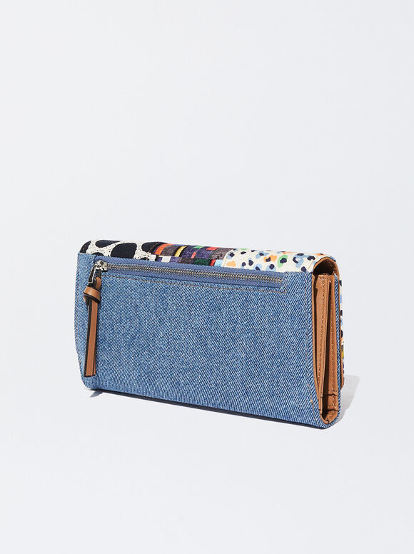 Carteira Patchwork - Azul