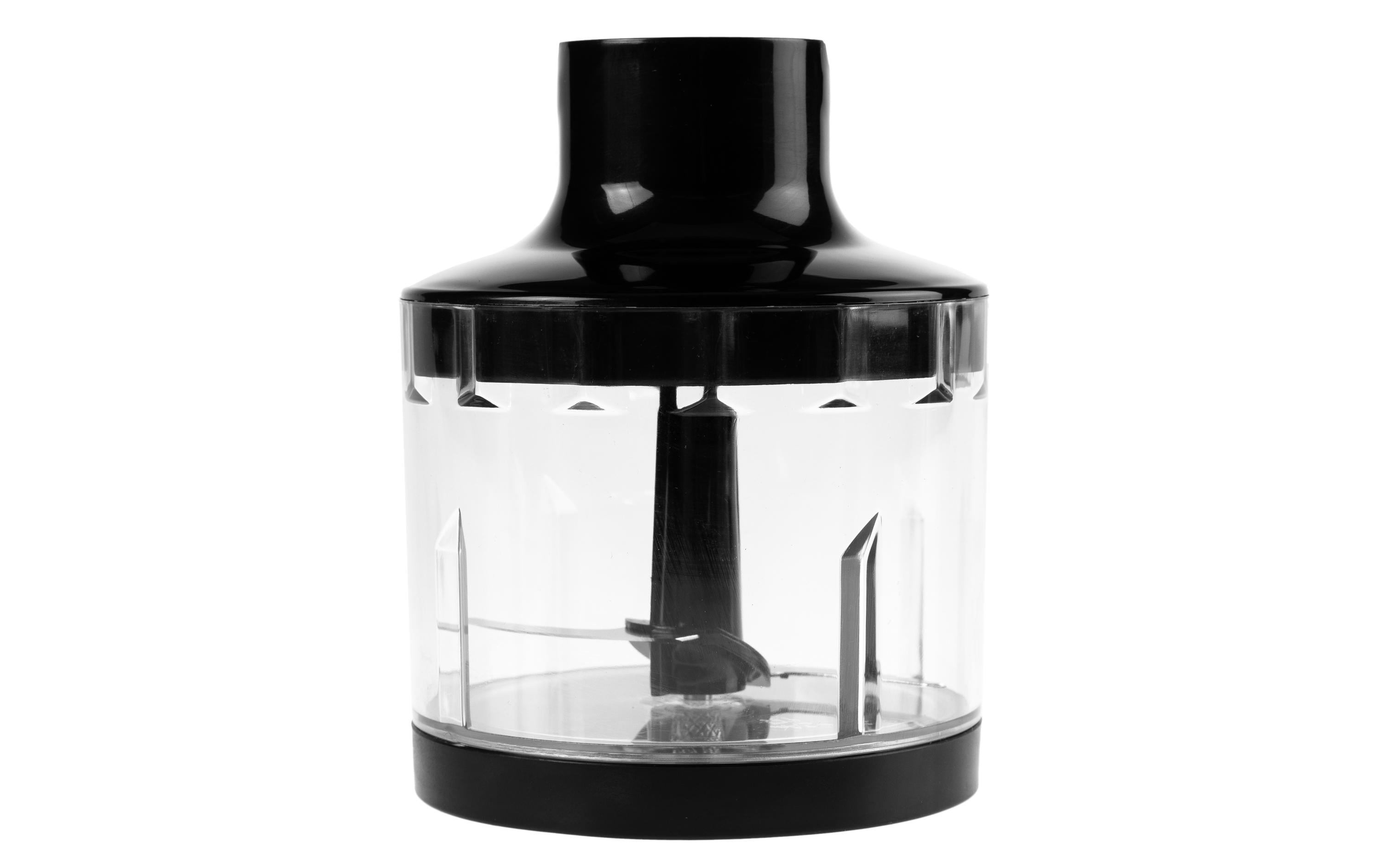 Stabmixer Pro Trio Edelstahl/SchwarzStabmixer-Set mit Mixbecher, Häcksler und Schwingbesen