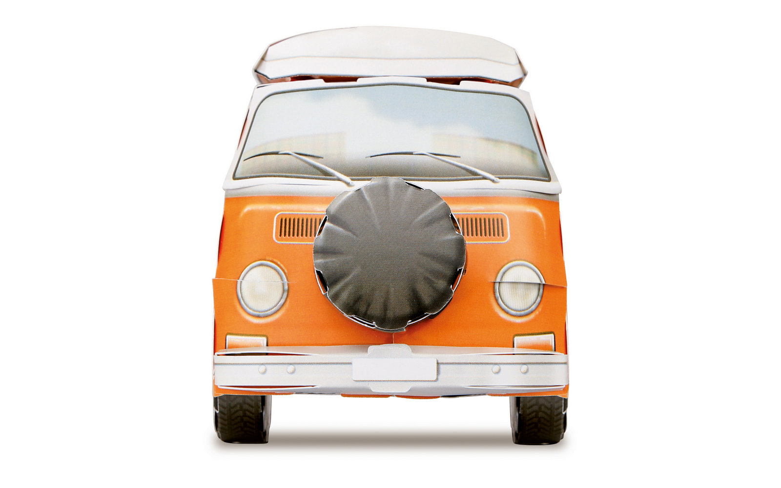 Franzis VW Bulli T2 Papier-Wohnmobil im Maßstab 1:18 inkl. Begleitbuch