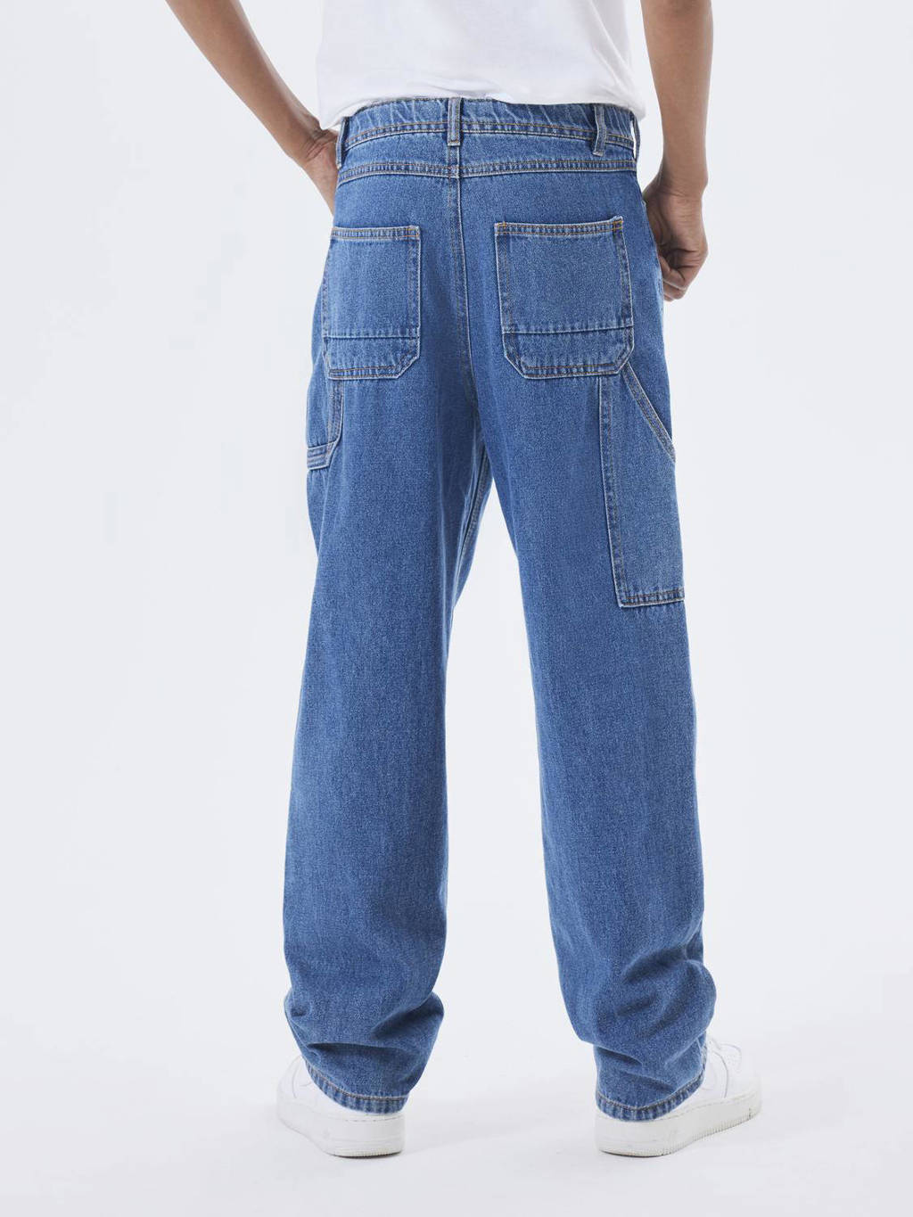 NAME IT straight leg jeans NKMRYAN dark blue denim