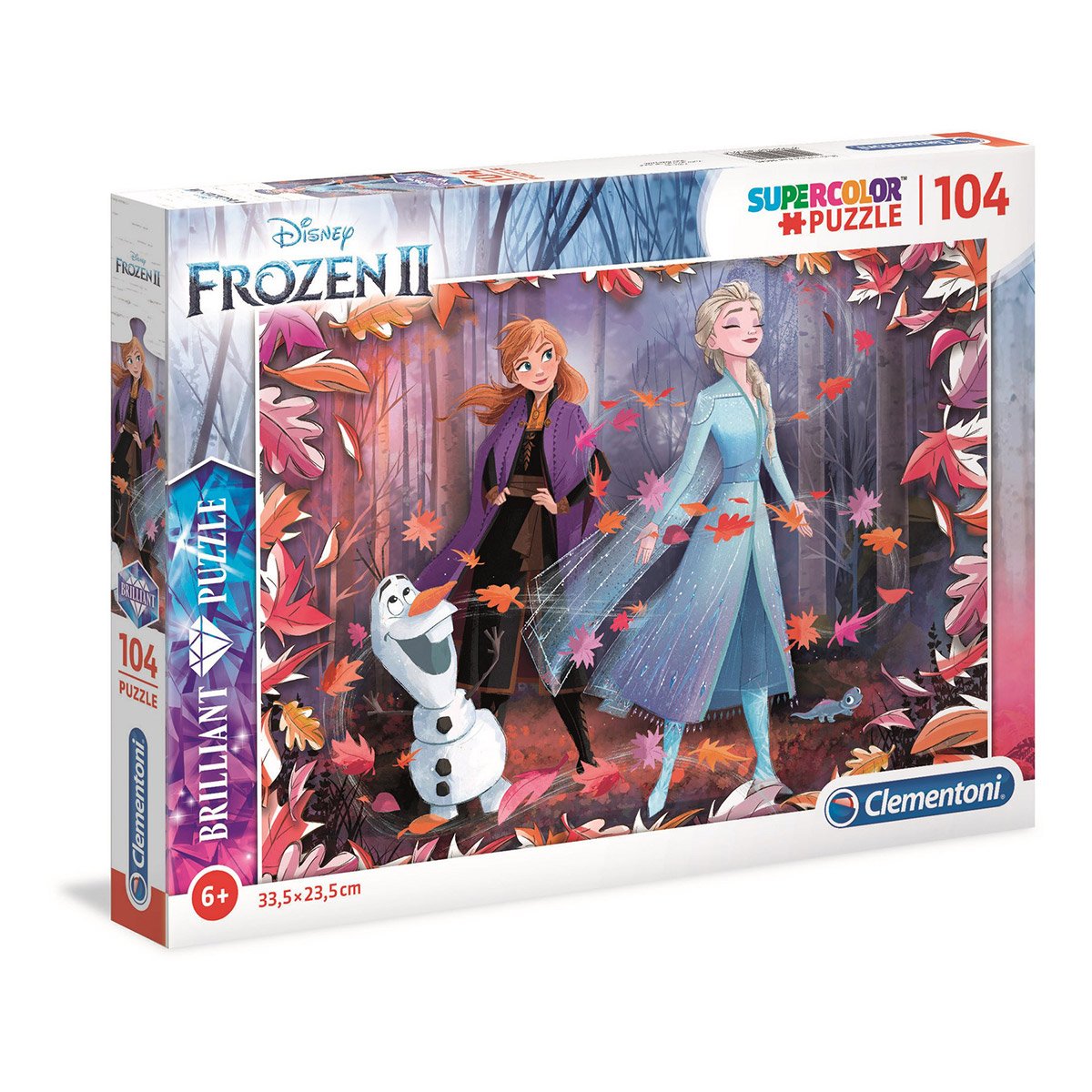 Puzzle brillant 104 pièces La Reine des Neiges 2