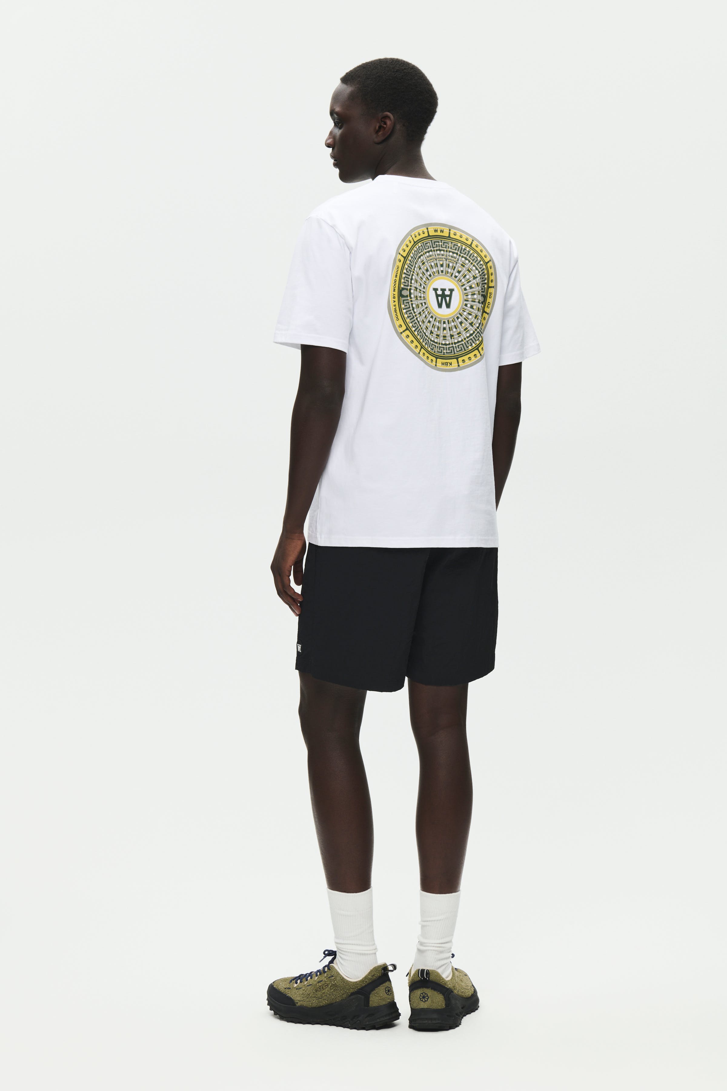 DOUBLE A BY W.W. MEN WWAce cover T-shirt