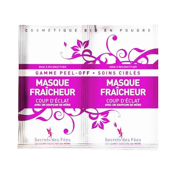 Secrets des Fées Masque Fraîcheur Coup d'Eclat 2 x 8gr pour 2 applications