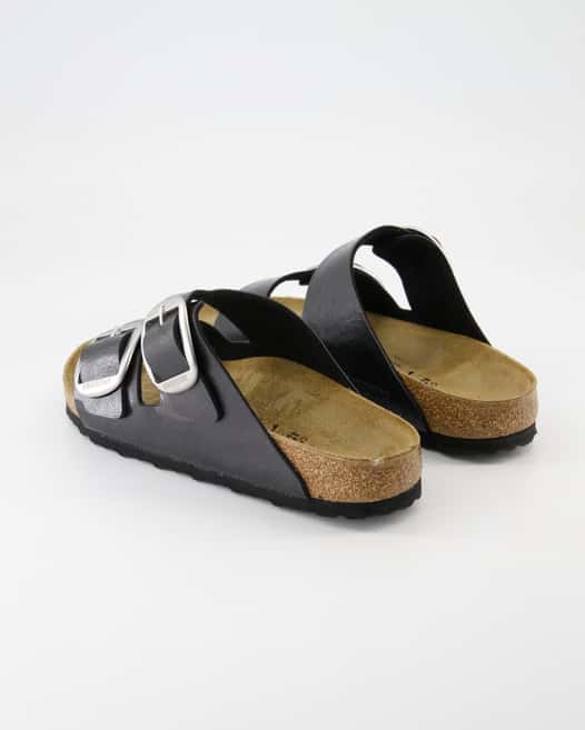 Birkenstock Arizona Big Buckle Pantoletten in Schwarz