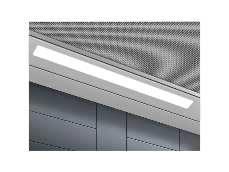 Electrolux 600 LFP616X - Hætte - teleskopisk - bredde: 59.8 cm - dybde: 30 cm - udtrækning og recirkulation (-) - grå