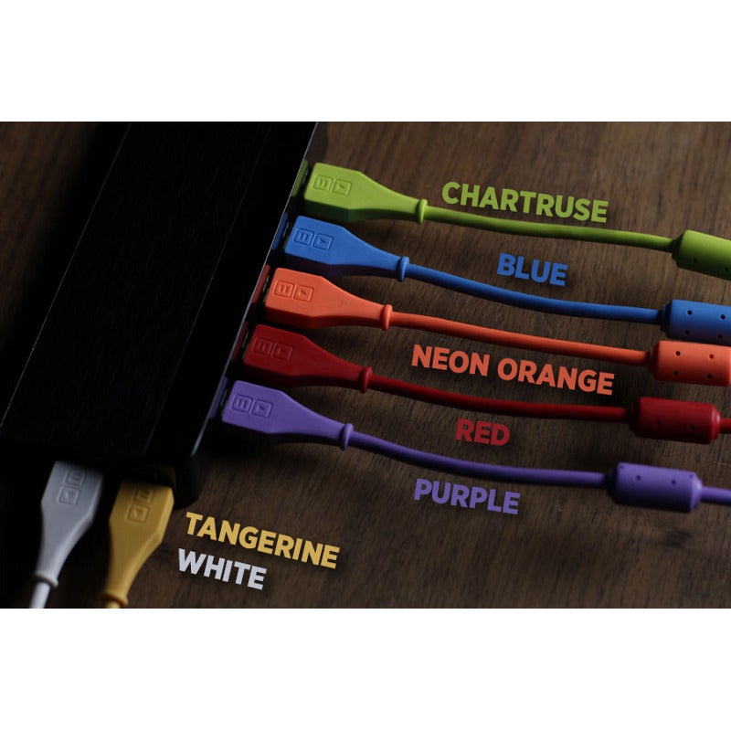 Dj TechTools Chroma Cable angled USB 1.5 m neon orange