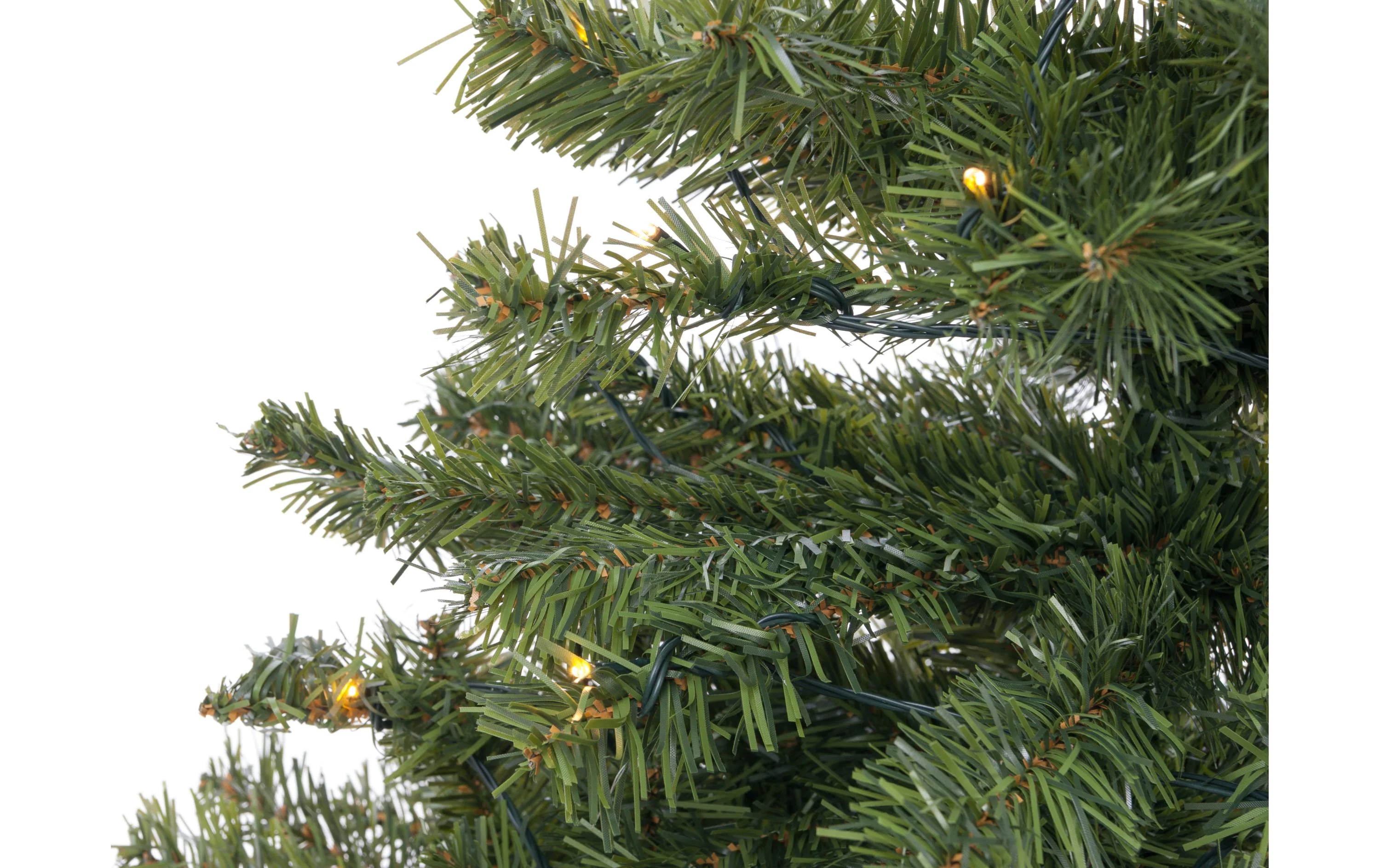 StarTrading (150cm) Christbaum Künstlicher Weihnachtsbaum Deko Tannenbaum mit LED Beleuchtung - Grün