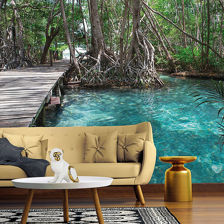 Décor mural intissé Design walls jungle path - 5 lés