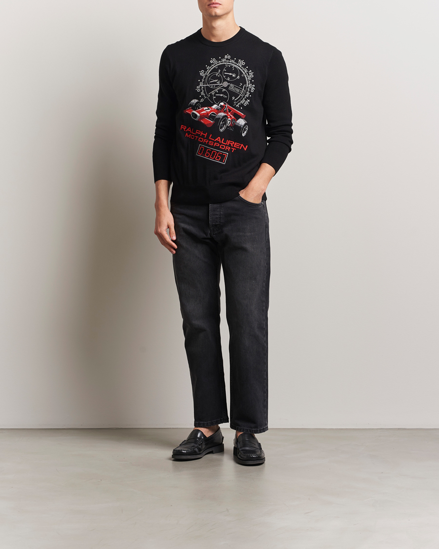 Polo Ralph Lauren RL Motorsport Knitted Sweater Black Combo