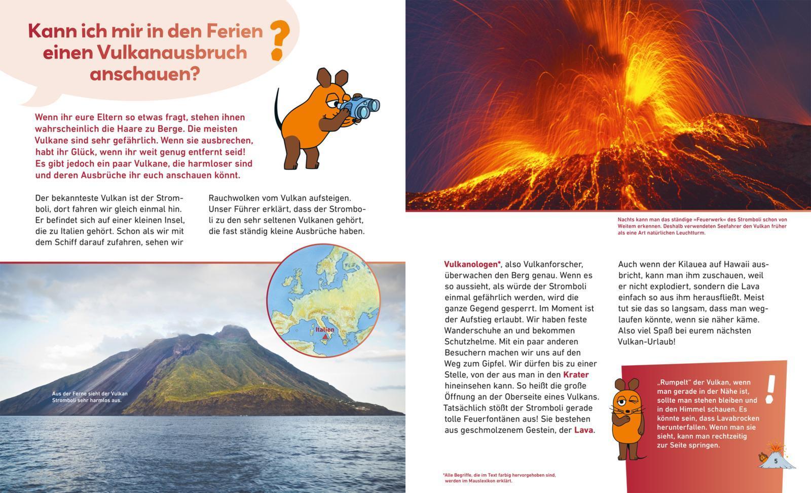 Vulkane und Erdbeben / Frag doch mal ... die Maus! Die Sachbuchreihe Bd.22