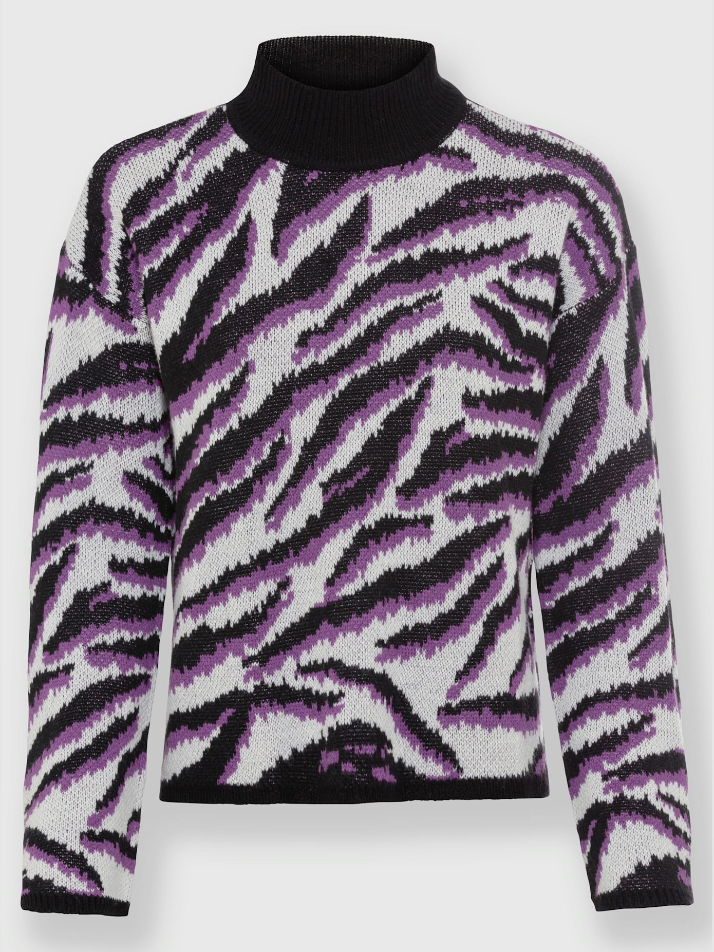 Pull jacquard 30% laine vierge