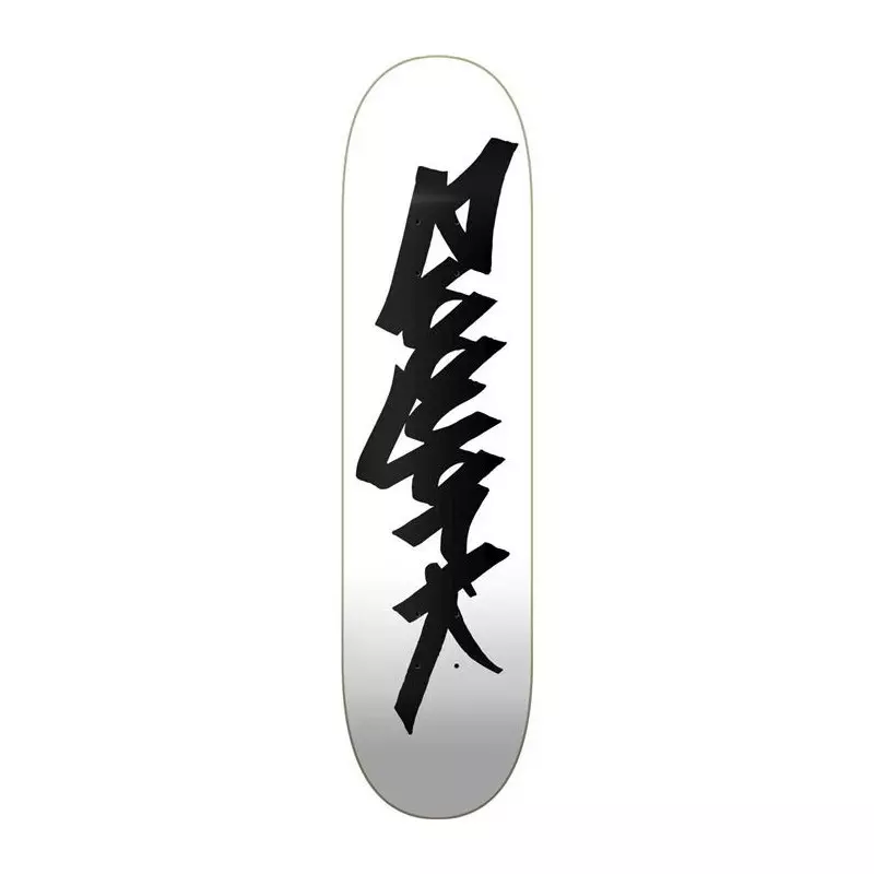 Plateau de skate ZOO YORK Classic Tag Blanc 8.25