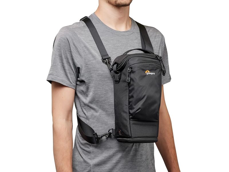 Lowepro Kamera-Tasche ProTactic TLZ 75 Slim AW III TopLoader für Vollformatkamera mit 70-200 mm F/2.8-Objektiv