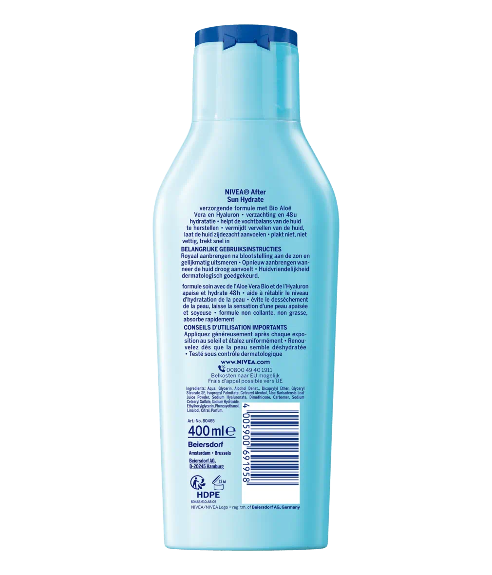 LAIT APRÈS-SOLEIL HYDRATANT À L'ALOE VERA BIO