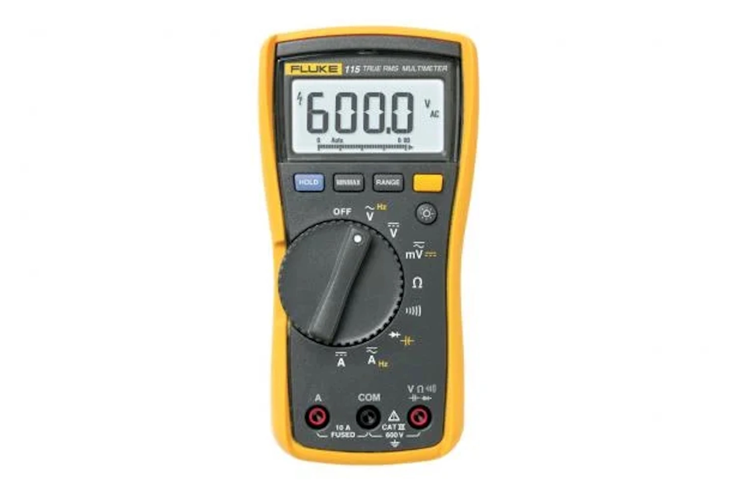 Fluke 115 EUR Digitale True-RMS multimeter - AC/DC 600V & 10A