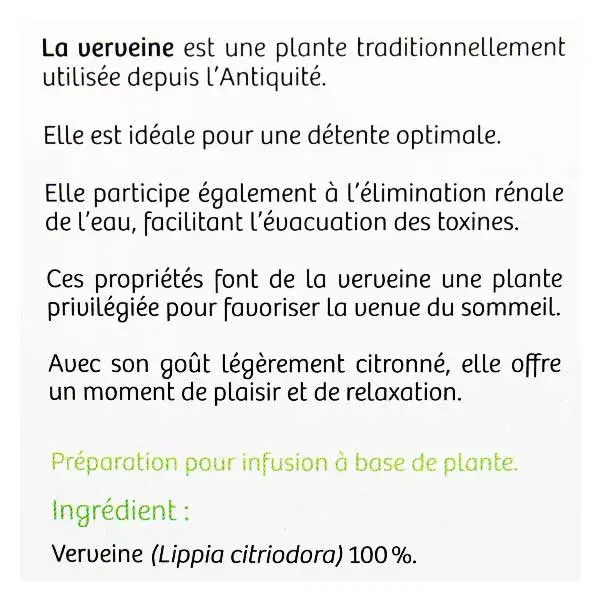 Vitavea - BioNutrisanté - Infusão de Verneine - 20 sachês