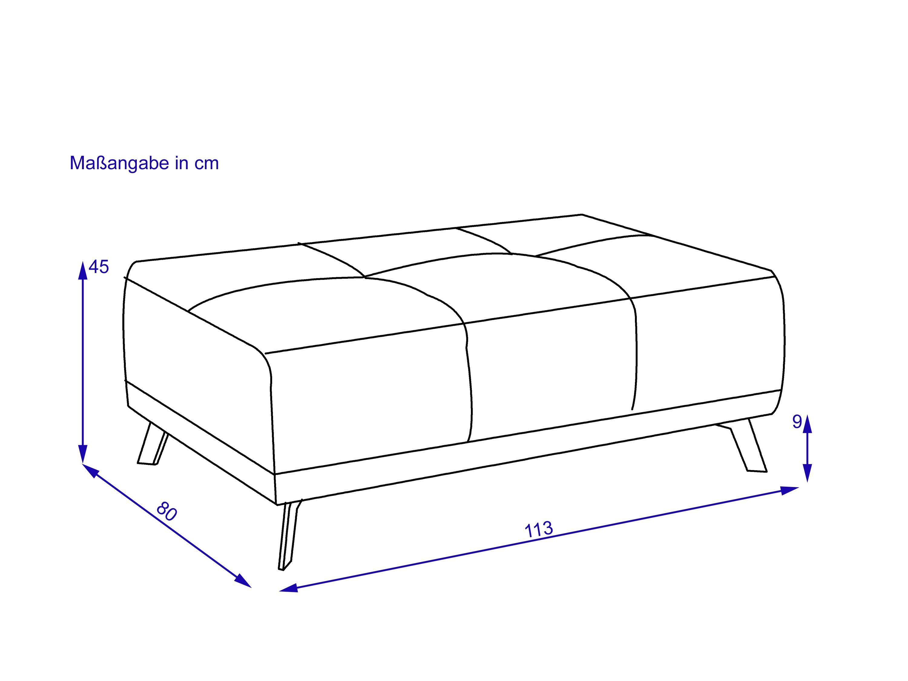 Hocker ISABELL silber 03